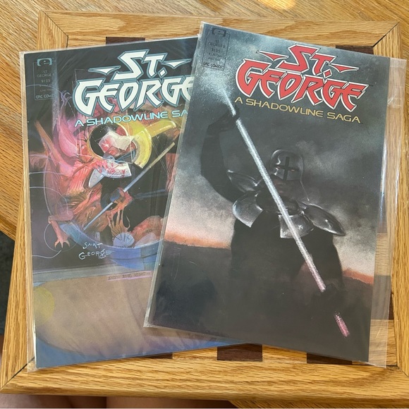Vintage Comic Bundle #1 & #2 - St. George - A Shadowline Saga - Picture 2 of 13